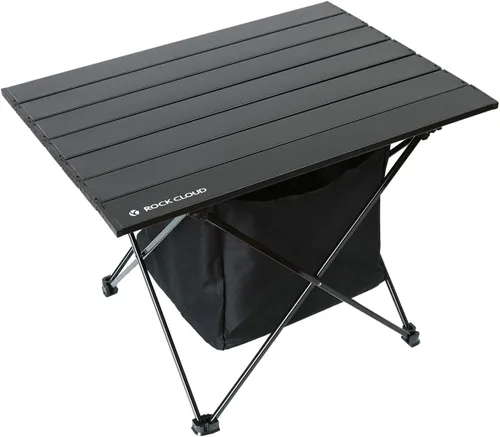 Vista 24 de ROCK CLOUD Mesa de campamento portátil de aluminio ultraligera, mesa de playa plegable para camping, senderismo, mochileros, picnic al aire libre
