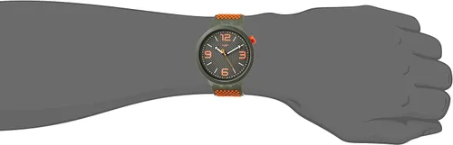 Vista 3 de Swatch Reloj de cuarzo para hombre con correa de silicona, gris, 23 (Modelo SO27M101)