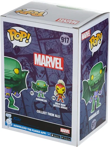 Vista 4 de Funko Pop Marvel Annihilus #917 - Figura exclusiva de edición especial