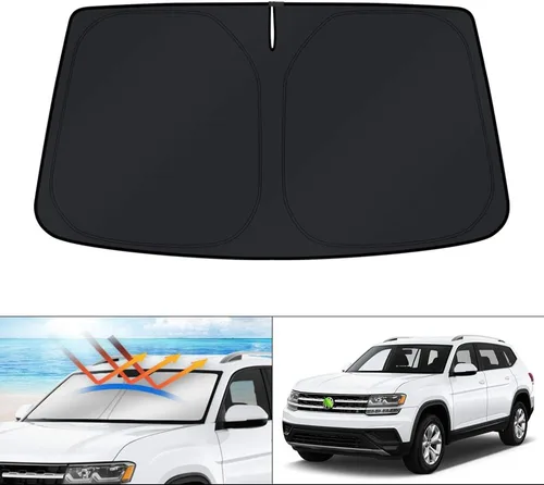 Vista 206 de KUST Parasol para parabrisas para BMW X1 F48 2016, 2017, 2018, 2019, 2020, 2021, 2022, accesorios de ajuste personalizado, parasol plegable
