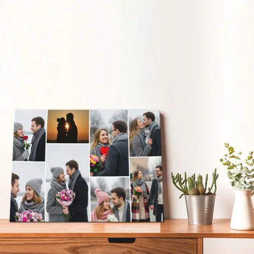 Vista 5 de Nxwdwqa Impresiones en Lienzo Personalizadas con Tus Fotos Impresas, Arte de Pared en Lienzo Personalizado, Sube Tu Foto al Arte de Pared, Regalo