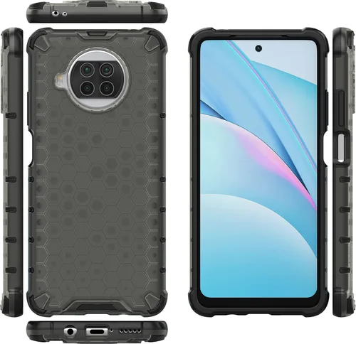 Vista 15 de Funda para Xiaomi Poco M3 cubierta,Funda para Xiaomi Poco M3 Funda 2 en 1 Teléfono Funda Negro
