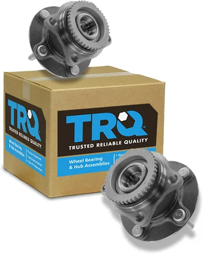 Vista 157 de TRQ Juego de 2 rodamientos de rueda delantera y conjunto de cubo compatible con Tesla 3 2020 Y 2018-2019 para Tesla 3 2020 Tesla Y AWD 2018-2019