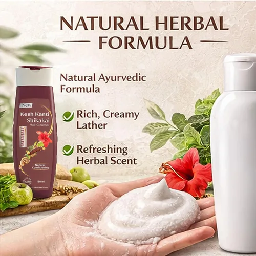 Vista 5 de patanjali Kesh Kanti Shikakai limpiador de cabello 6.1 fl oz / 6.08 fl oz