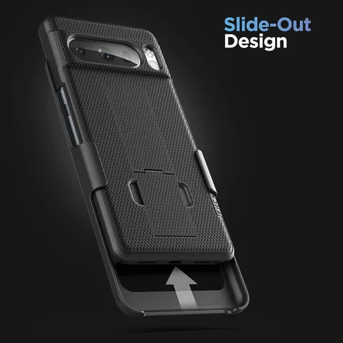 Vista 6 de Encased Funda para cinturón compatible con Pixel 8 Pro con clip de funda y soporte (8 Pro)