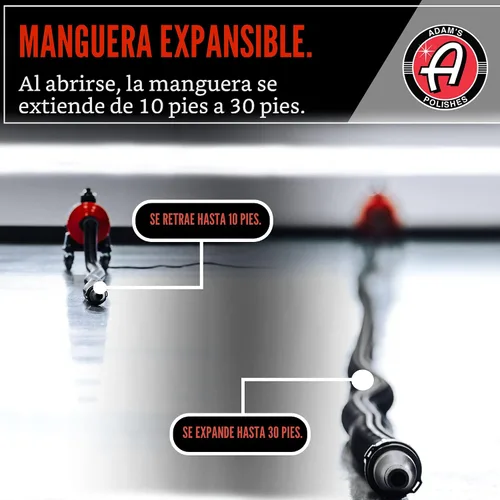 Vista 4 de Adam's Polishes Air Cannon Secador Soplador para Automóvil - Potente Detallado Secadores Filtrados, Sopladores y Cuchillas Más Seguros que Toalla