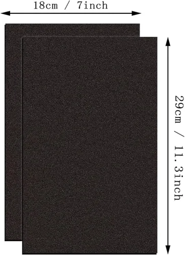 Vista 3 de Jtnohx Hojas de fieltro rígidas para manualidades, tela de fieltro de 0.079 pulgadas de grosor para manualidades, 12 cuadrados de fieltro