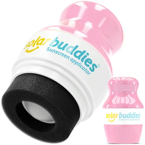 Vista 15 de Solar Buddies Aplicador de Protector Solar – Single Nude – Aplicador Recargable en Rollo con Esponja para Protector Solar, Crema Solar y Loción