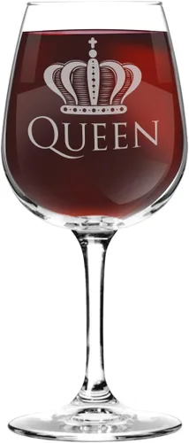 Vista 3 de King Queen, cristalería, multicolor/fantasía (King Beer Queen Wine)