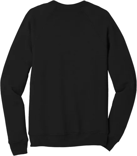Vista 5 de Bella Canvas Sudadera de forro polar de esponja con cuello redondo (3901), Gris oscuro (Dark Grey Marble Fleck), M