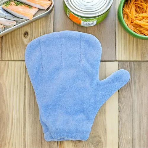 Vista 6 de FUOYLOO 2pcs Small Animal Handling Gloves Waterproof Coral Fleece