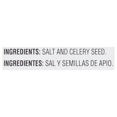 Vista 6 de McCormick Culinary Sal de apio, 30 onzas, un recipiente de 30 onzas de condimento de sal de apio para crear sopas, guisos, adobos, salsas y más