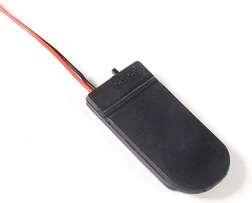 Vista 3 de 10 unids CR2032 titular de la batería de celda de moneda titular de la batería 2X CR2032 titular de la batería con interruptor de encendido/apagado