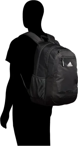 Vista 6 de adidas Mochila Foundation 6, Nomad Digi Camo Vivid Red-blackBlackSilver Metallic, talla única , Mochila Foundation 6