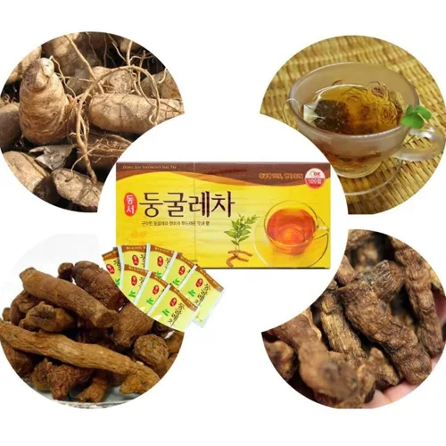 Vista 3 de Korea Herb TEA Dongsuh Brown Salomon's Seal Bolsas de té 100 1.2gx100T