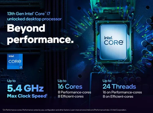 Vista 2 de Procesador de escritorio Intel Core i7-13700KF para juegos de 16 núcleos (8 núcleos P y 8 núcleos E) - Desbloqueado