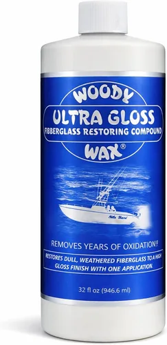 Vista 8 de Woody Wax Compuesto restaurador ultra brillante, removedor de oxidación y restauración de fibra de vidrio de grado profesional para barcos y yates