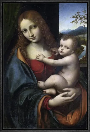 Vista 81 de wall26 Lienzo impreso para pared, diseño de Salomé y San Juan Bautista, por Solario, Historia del Renacimiento, ilustraciones de bellas artes, arte