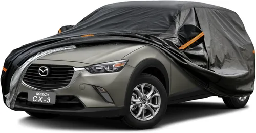 Vista 26 de GUNHYI - Funda para automóvil SUV de 7 capas, ajuste personalizado para BMW X1 (2010-2025), impermeable para todo tipo de clima, resistente