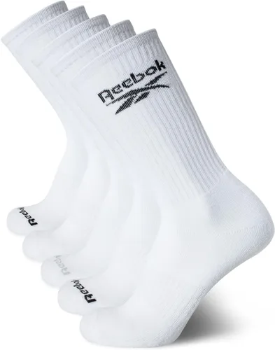 Vista 18 de Reebok Calcetines deportivos acolchados que absorben la humedad, paquete de Todo negro
