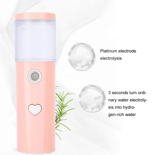 Vista 3 de Rociador de hidratación facial, 1.0 fl oz (1.0 fl oz) recargable por USB, práctico pulverizador de nano niebla, atomización facial portátil