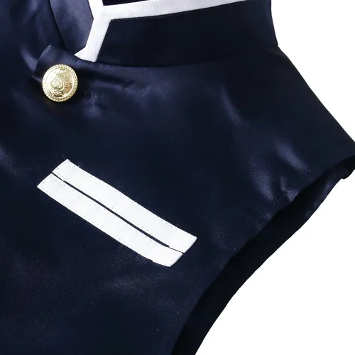 Vista 7 de Uzui Tengen - Disfraz de cosplay de anim Demon Cosplay conjunto completo para fiesta de Halloween