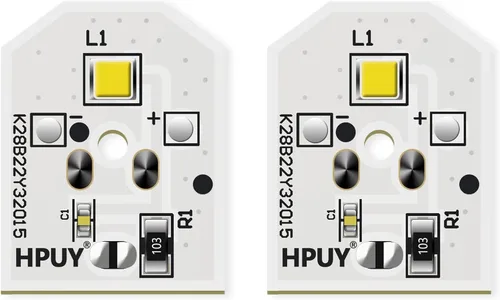 Vista 7 de WR55X11132 WR55X25754 Luz LED compatible para refrigerador GE Reemplazar WR55X30602 WR55X26486 PS4704284 3033142 EAP12172918 AP6261806 Sin cubierta