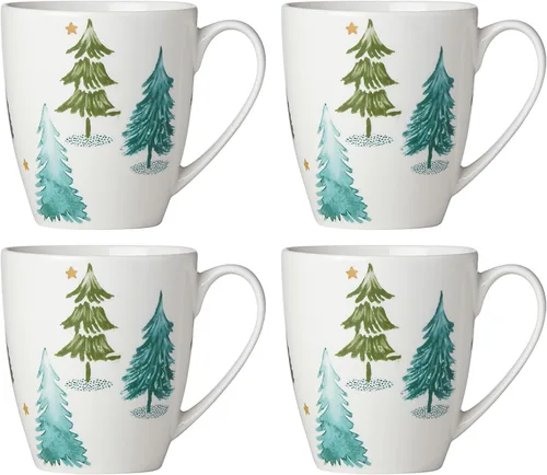 Vista 6 de Lenox 895171 Balsam Lane - Juego de sal y pimienta de muñeco de nieve, 2 piezas, alojamiento navideño y festivo