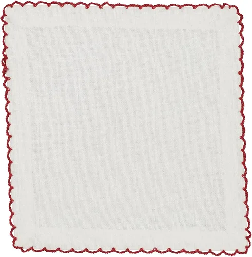 Vista 17 de SARO LIFESTYLE Servilletas de mesa con costura Whip (juego de 4), dorado, 6.0 in (1442.GL6S)