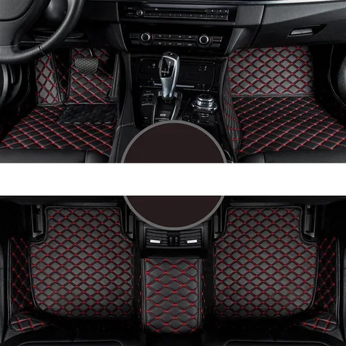 Vista 12 de Tapete de automóvil personalizado para Nissans, Altima, Bluebird, Sylphy Tiida Livina, Sunny March, accesorios para pies (color beige)