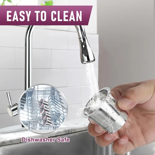 Vista 6 de Tazas reutilizables K Cups para Keurig, cápsulas de café reutilizables universales de acero inoxidable, cápsulas K recargables únicas para máquinas