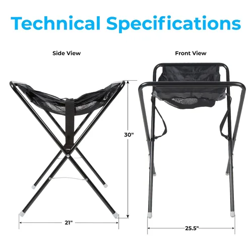Vista 9 de Koala Kare Asiento infantil Kradle – Portabebés seguro, altura de mesa con patas tubulares de acero, diseño plegable y compacto, malla lavable a