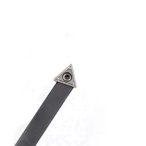 Vista 5 de OSCARBIDE 1/4 "Mini torno de carburo indexable portaherramientas de torneado, herramientas de torno de metal con insertos de carburo