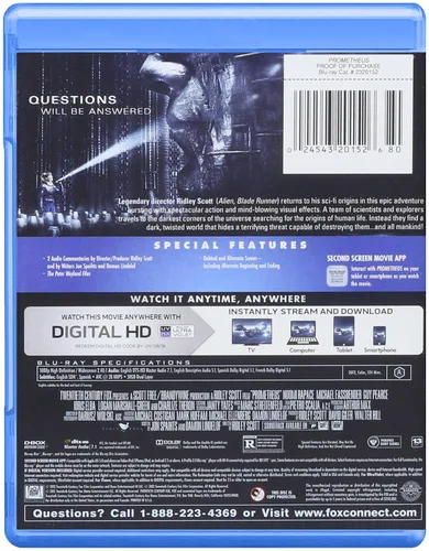 Vista 2 de Prometheus Blu-ray