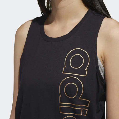 Vista 4 de adidas Essentials - Camiseta sin mangas para mujer, Metálico
