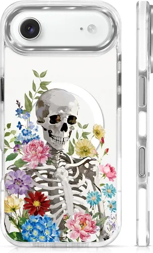 Vista 24 de Funda para iPhone 13/14 [compatible con Magsafe], funda magnética transparente de silicona a prueba de golpes con patrón de versículos de la Biblia
