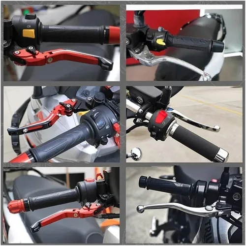 Vista 3 de Levers Handlerbar for FZ-8 FZ8 2011-2015 Motorcycle Folding Adjustable Brake Clutch Levers Handlebar Grips Parts
