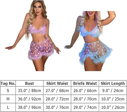 Vista 7 de ABAFIP Atuendo brillante para rave, brasier holográfico, halter, minifalda, 2 piezas, lentejuelas con purpurina, festival de música, fiesta, club