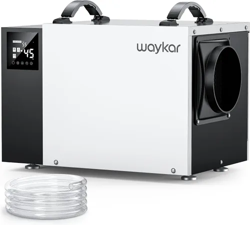 Vista 14 de Waykar Deshumidificador de 70 Pintas Energy Star para Espacios de Acceso Restringido con Bomba, Deshumidificador Comercial para Sótanos y Hogar
