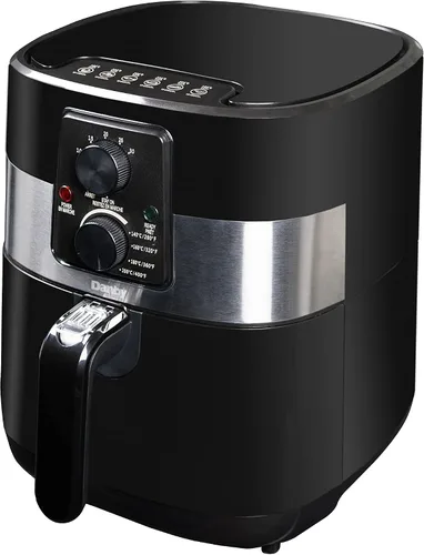 Vista 9 de Danby DBAF03224BD11 Freidora de aire de 3.2 cuartos de galón en negro con temporizador, temperatura ajustable y cesta extraíble