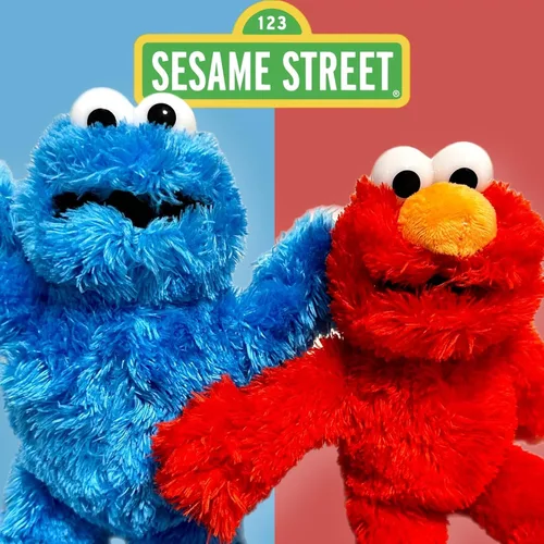 Vista 5 de Peluche oficial de Plaza Sésamo de 8 pulgadas, adecuado desde el nacimiento (Cookie Monster)