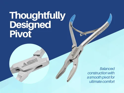 Vista 5 de ARTMAN INSTRUMENTS Blumenthal Bone Rongeur - Instrumento dental quirúrgico de punta curva de 30 grados, acero inoxidable, autoclavable, resistente