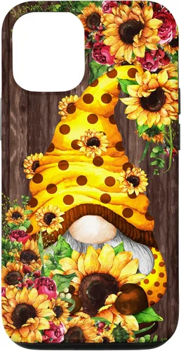Vista 28 de Yellow Sunflower Gnome for Women Cute Summer Flower Pattern Case for iPhone 17