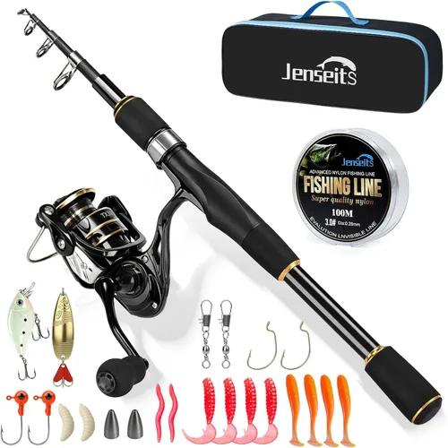 Vista 11 de Jenseits 6-12Ft Fishing Rod, 2 & 3-Piece Spinning & Casting Pole