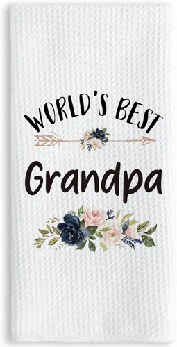 Vista 10 de TNUW Best Grandma - Toallas de cocina de 16 x 24 pulgadas, la mejor flor de Abuela del mundo, suave y absorbente, toalla de cocina, toallas de mano