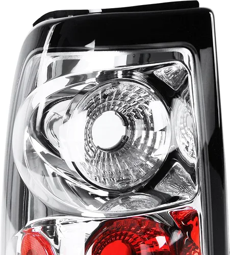 Vista 5 de Chevy Silverado 1500 2500 3500 Luces traseras y laterales, Plateado