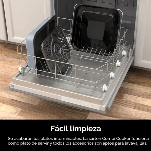 Vista 12 de Ninja® Combi™ Multicocina y freidora de aire todo en uno, acero inoxidable