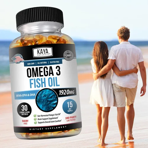 Vista 8 de Kaya Naturals Suplemento Omega 3 - Aceite de pescado Omega 3 hecho en la naturaleza, aceite de pescado pelágico 100% puro cosechado en el mar sin