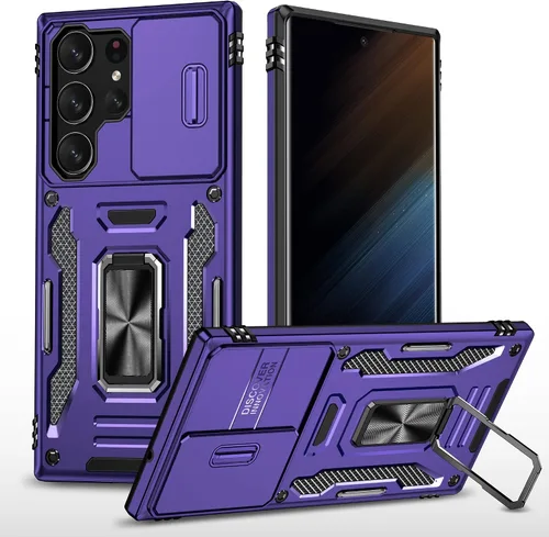 Vista 10 de ANGELAS - Funda a prueba de golpes para Samsung Galaxy S23 Plus, parachoques de silicona TPU con protección anticaídas, cubierta deslizante