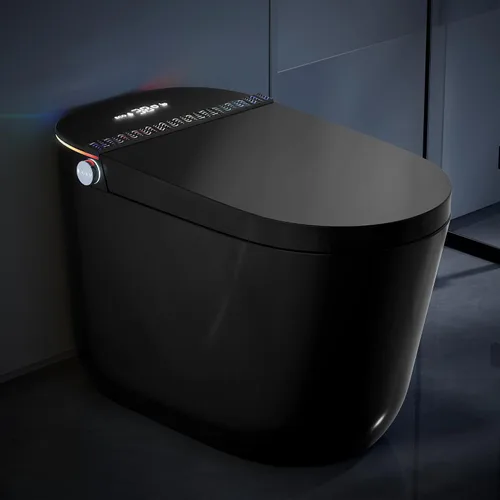 Vista 12 de Inodoro inteligente WinZo con bidé incorporado, inodoro sin tanque con tapa de apertura/cierre automático y secadora, altura cómoda ADA, agua